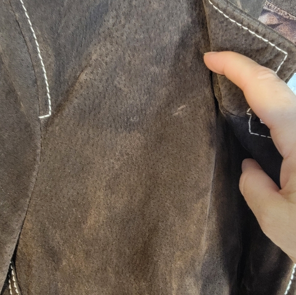 Wilsons Leather Brown Suede Jacket - Picture 10 of 17